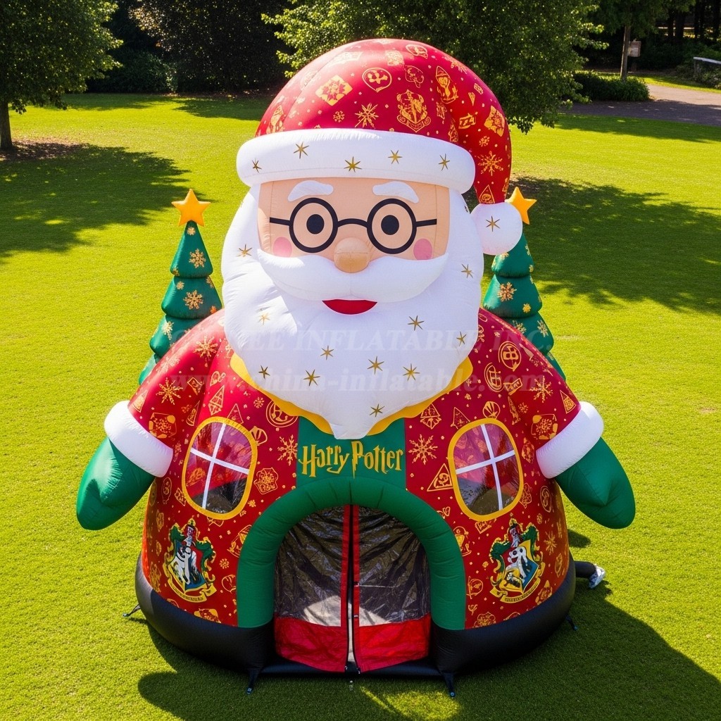 C1-542 Wizard-style inflatable Santa Claus