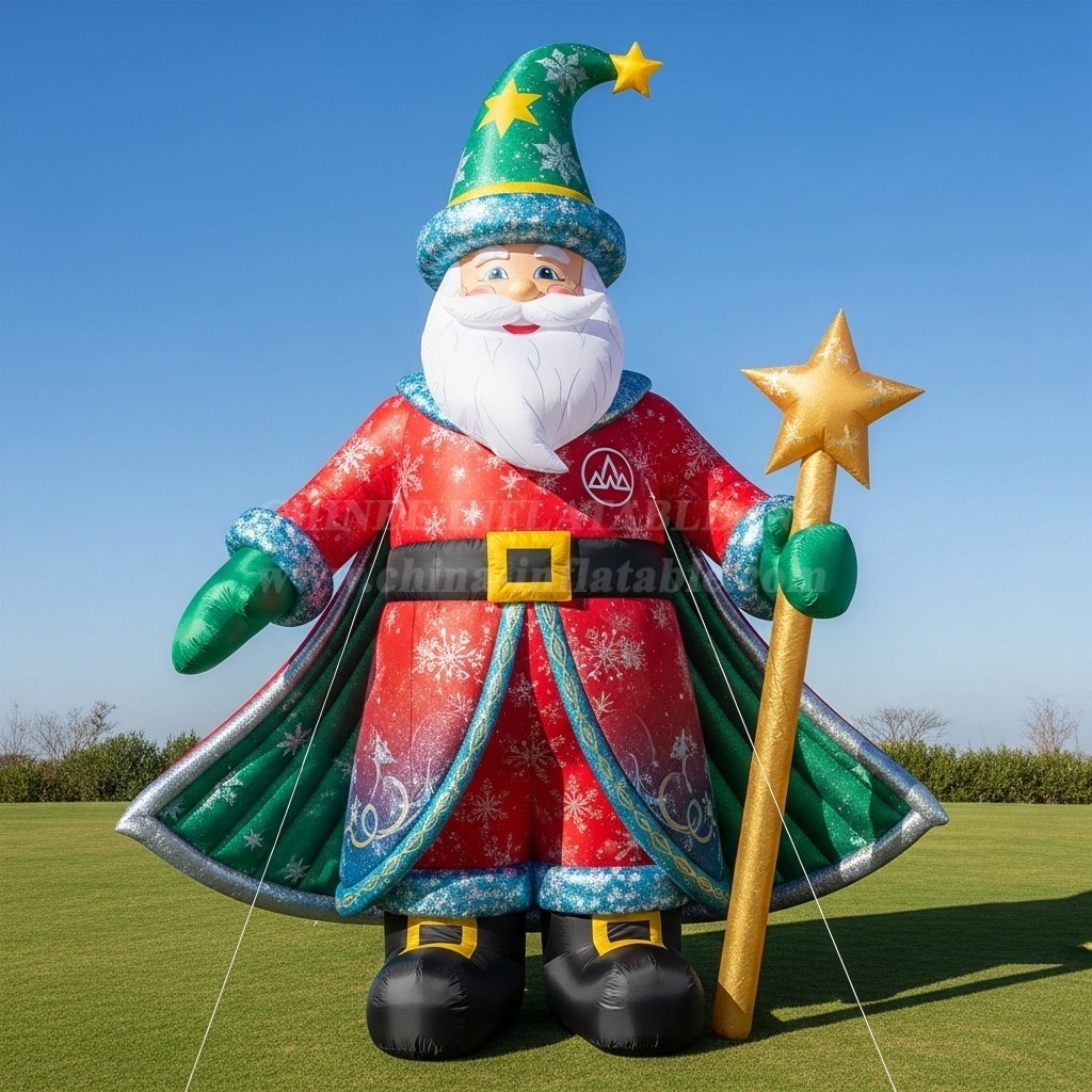 C1-540 Wizard-style inflatable Santa Claus