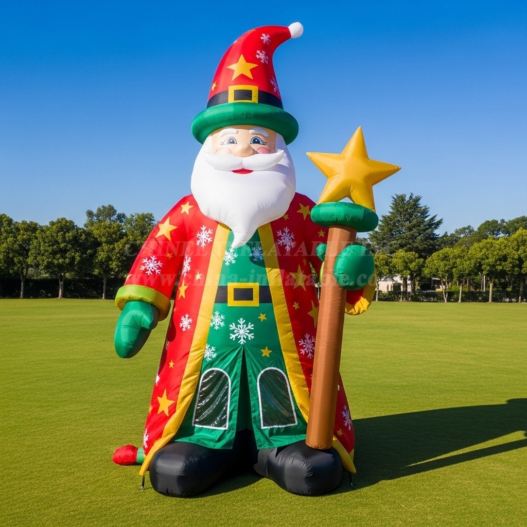 C1-544 Wizard-style inflatable Santa Claus