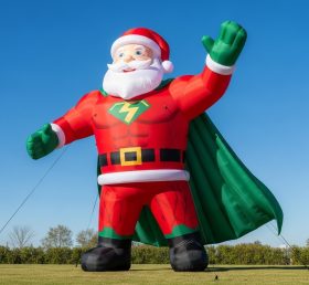 C1-541 Superman-style inflatable Santa Claus