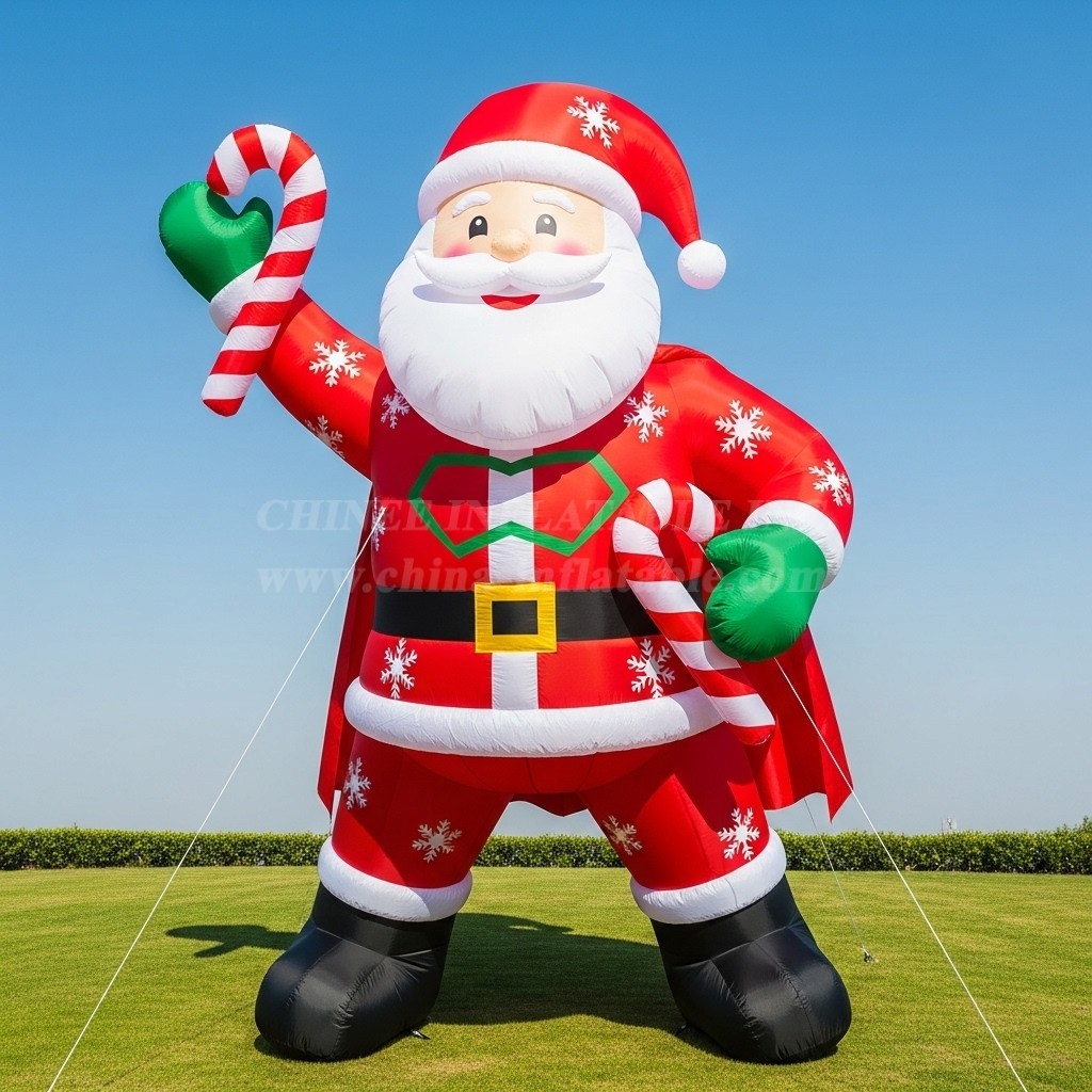 C1-546 Superman-style inflatable Santa Claus