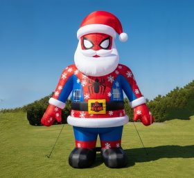 C1-545 Spiderman style inflatable Santa Claus