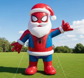 C1-548 Spiderman style inflatable Santa Claus