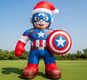 C1-560 Captain America style inflatable Santa Claus
