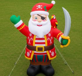 C1-574 Pirate-style inflatable Santa Claus