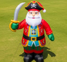 C1-571 Pirate-style inflatable Santa Claus