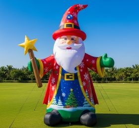 C1-573 Wizard-style inflatable Santa Claus