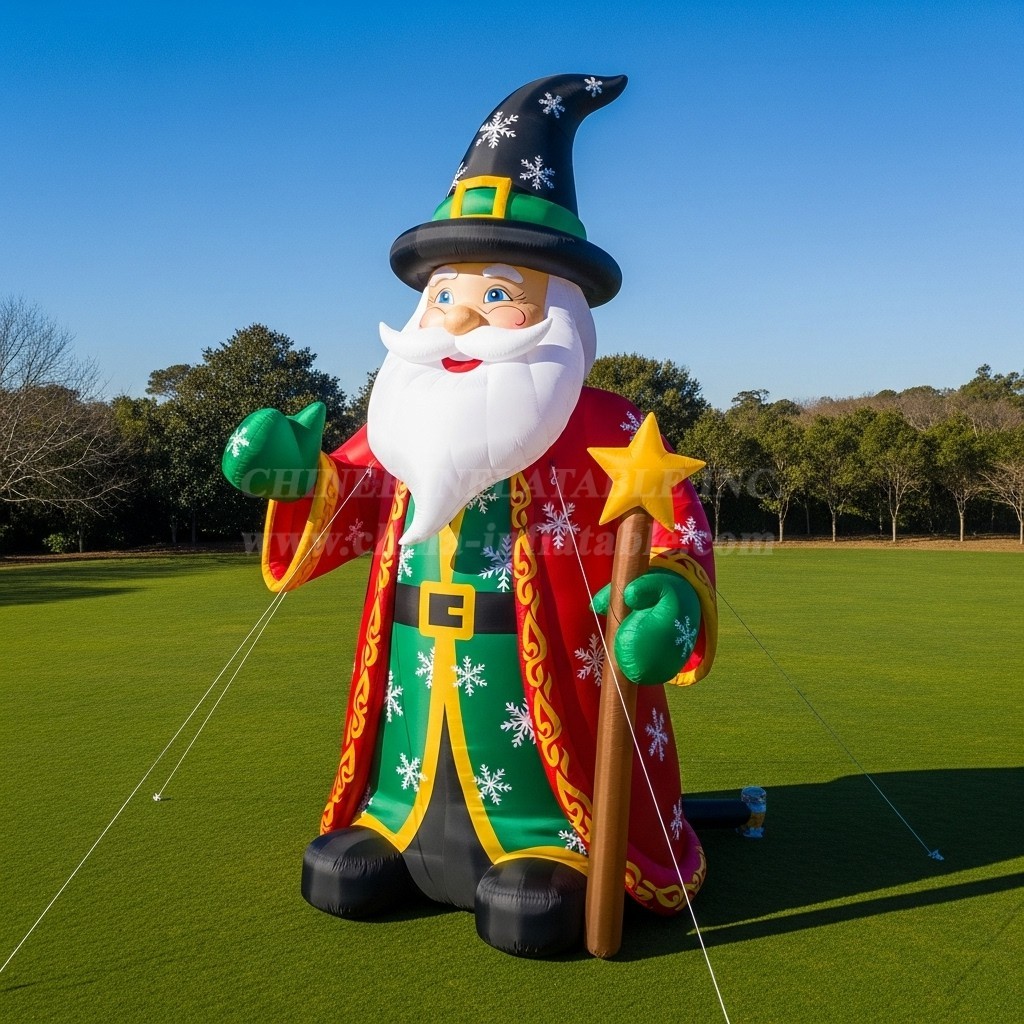 C1-572 Wizard-style inflatable Santa Claus