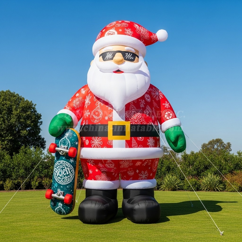 C1-579 Street style inflatable Santa Claus