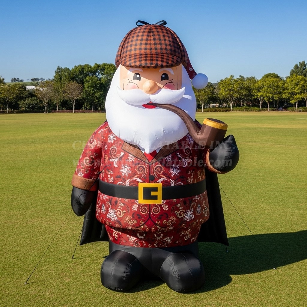 C1-581 Sherlock Holmes-shaped inflatable Santa Claus
