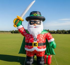 C1-585 Zorro-shaped inflatable Santa Claus