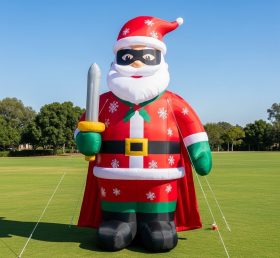 C1-586 Zorro-shaped inflatable Santa Claus