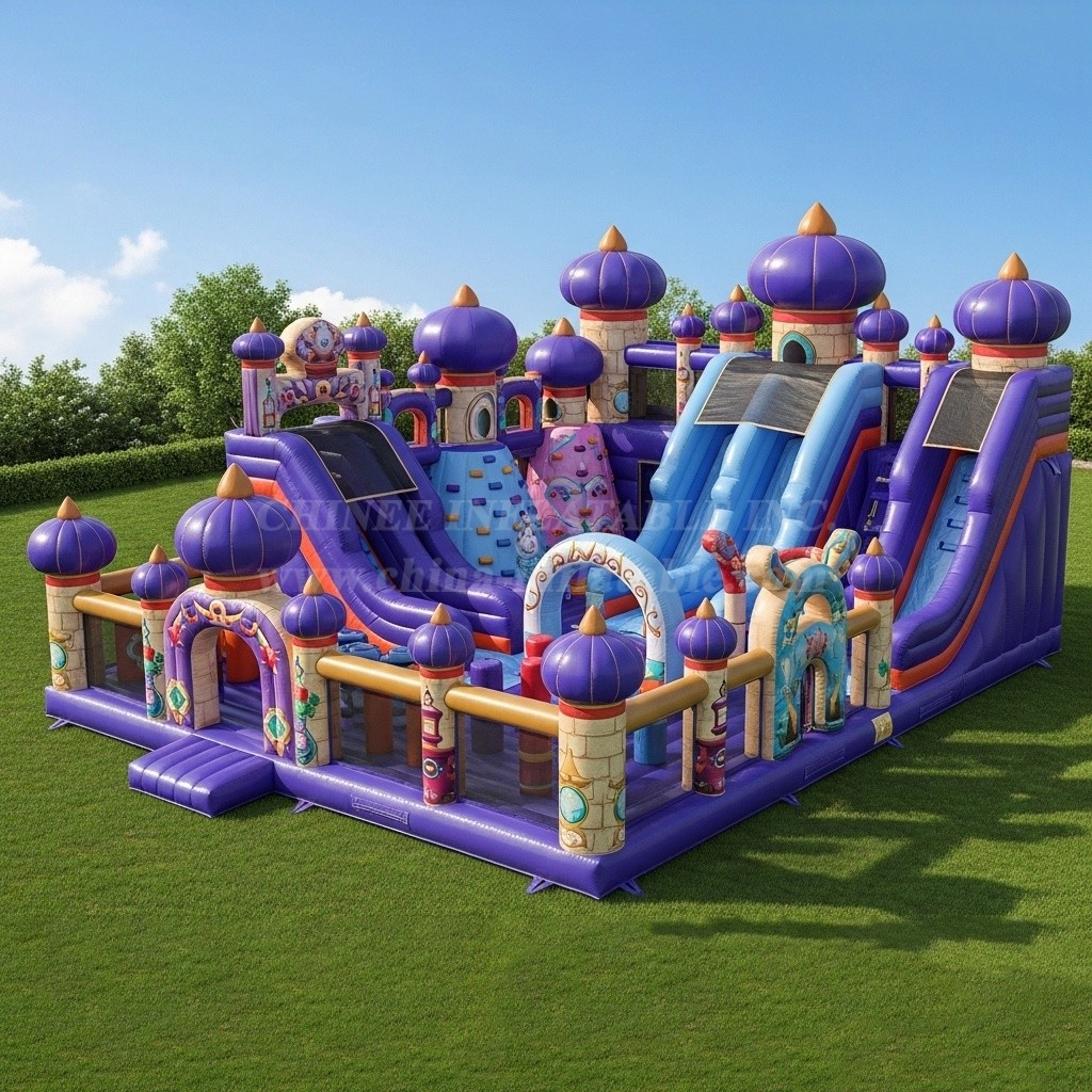 T6-6243 Aladdin Theme Inflatable Funcity