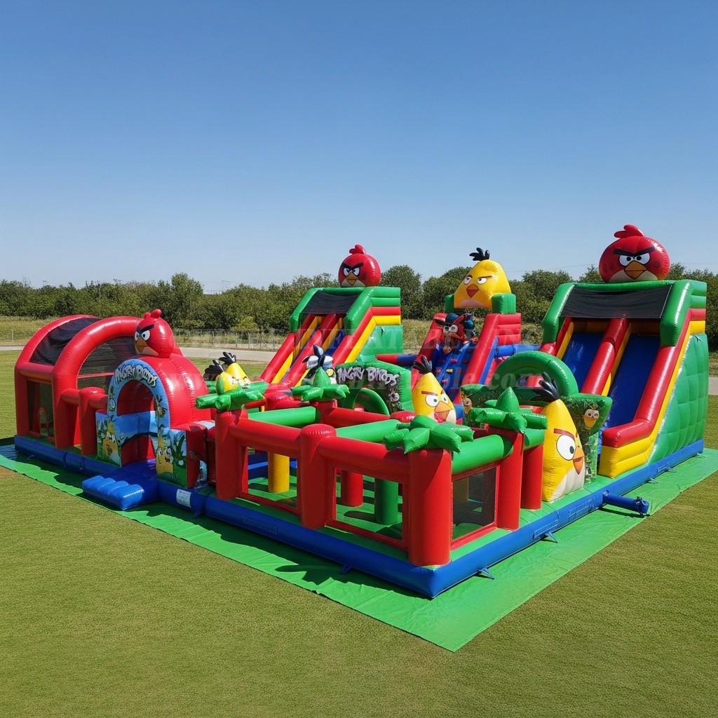 T6-6247 Angry Birds Theme Inflatable Funcity