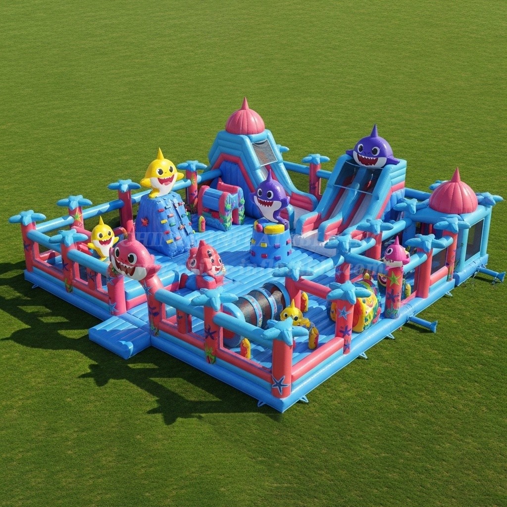 GF2-269 Baby Shark Theme Inflatable Park