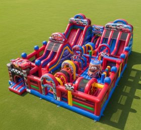 GF2-274 Cars Theme Inflatable Park