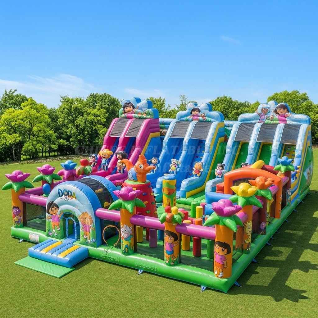 T6-6252 Dora Theme Inflatable Funcity