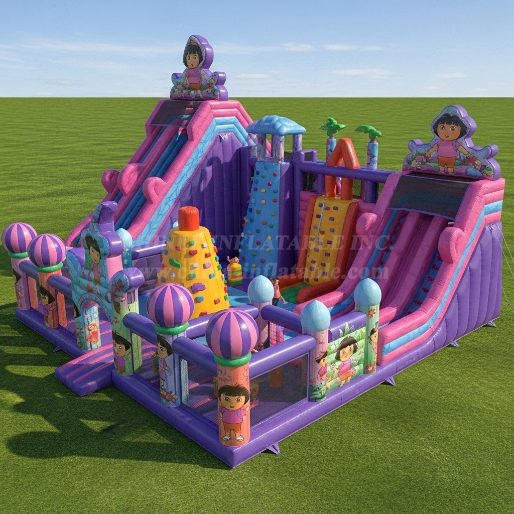 T6-6253 Dora Theme Inflatable Funcity