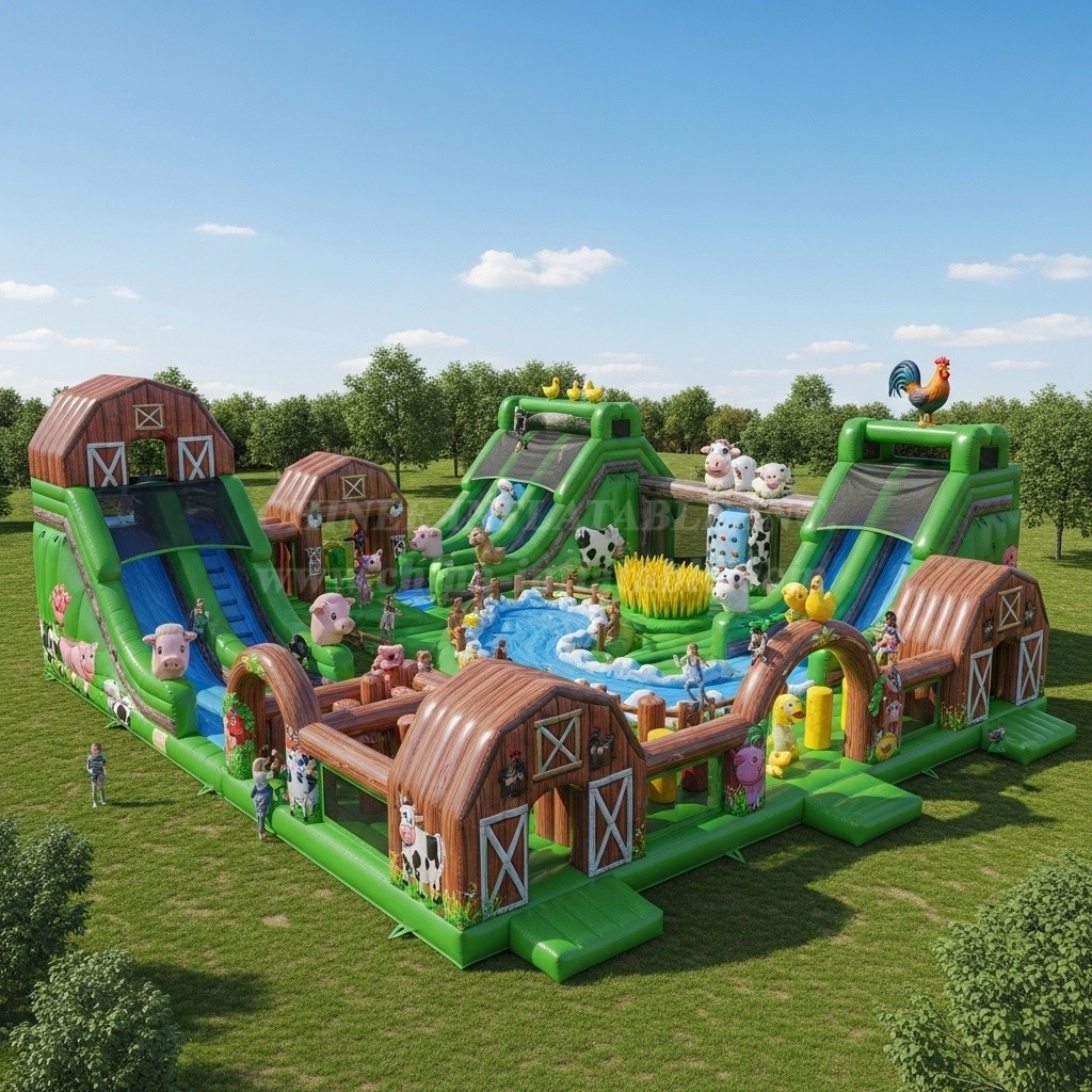 GF2-278 Farm Theme Inflatable Park