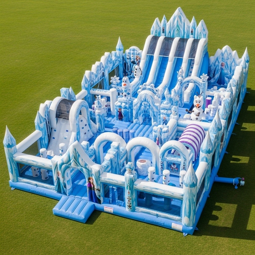 GF2-282 Frozen Theme Inflatable Park