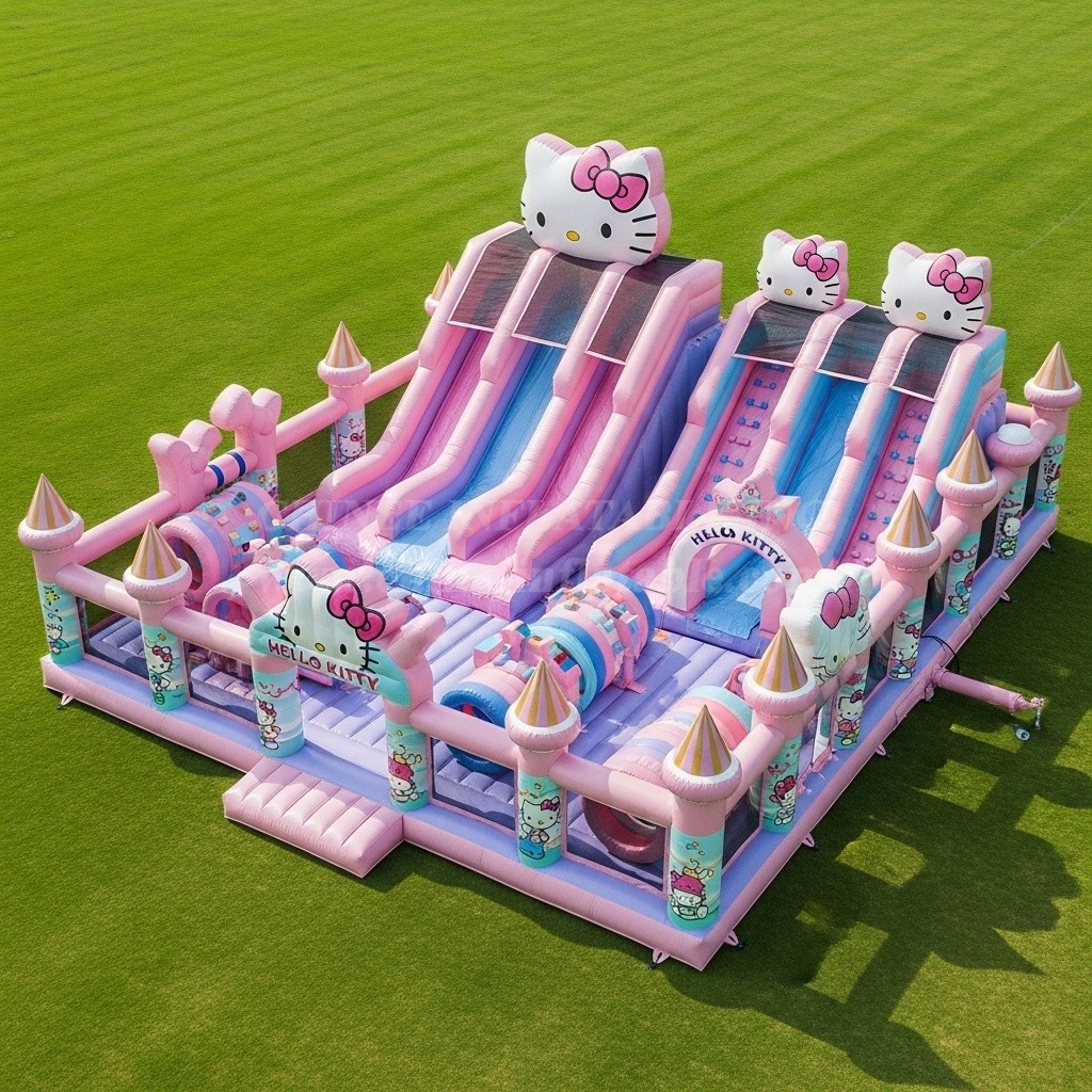 GF2-284 Hello Kitty Theme Inflatable Park