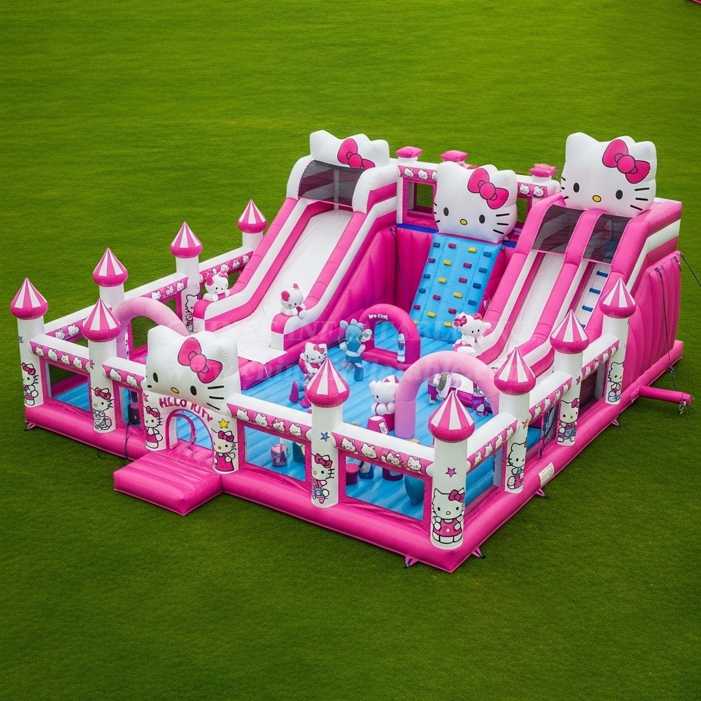T6-6255 Hello Kitty Theme Inflatable Funcity