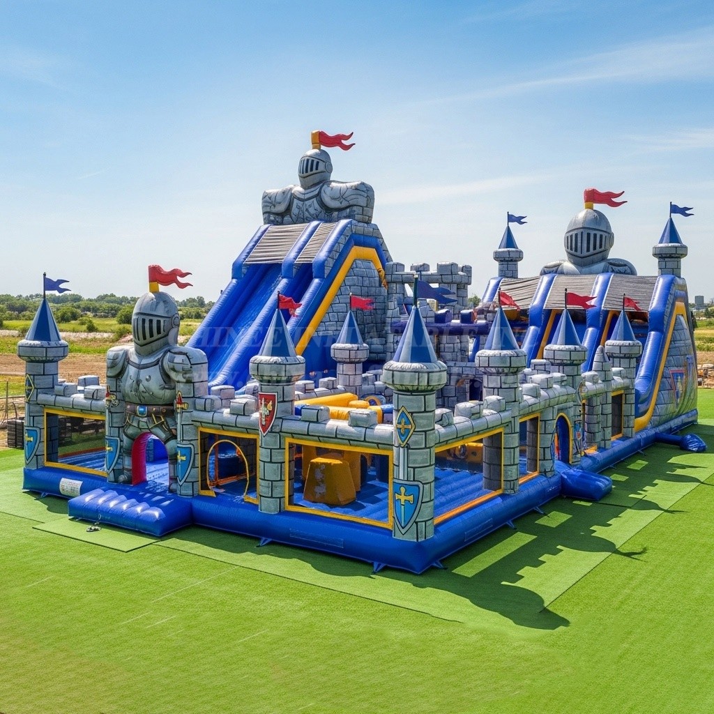 T6-6256 Knight Theme Inflatable Funcity