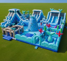 GF2-297 Mermaid Theme Inflatable Park