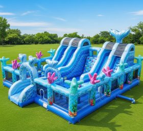 GF2-298 Mermaid Theme Inflatable Park