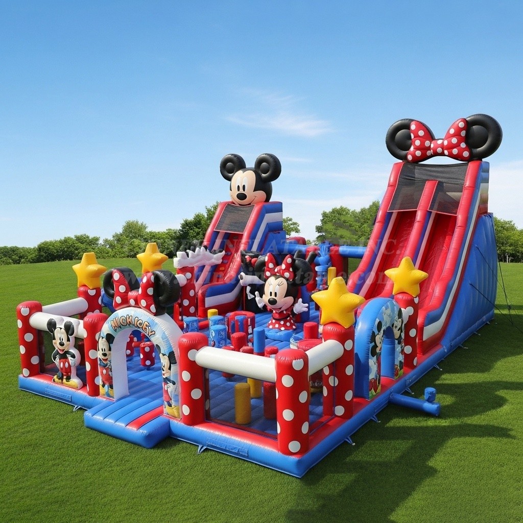 T6-6260 Mickey & Minnie Theme Inflatable Funcity