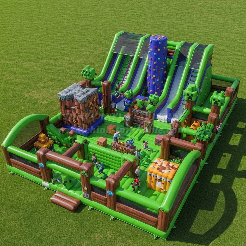 GF2-299 Minecraft Theme Inflatable Park
