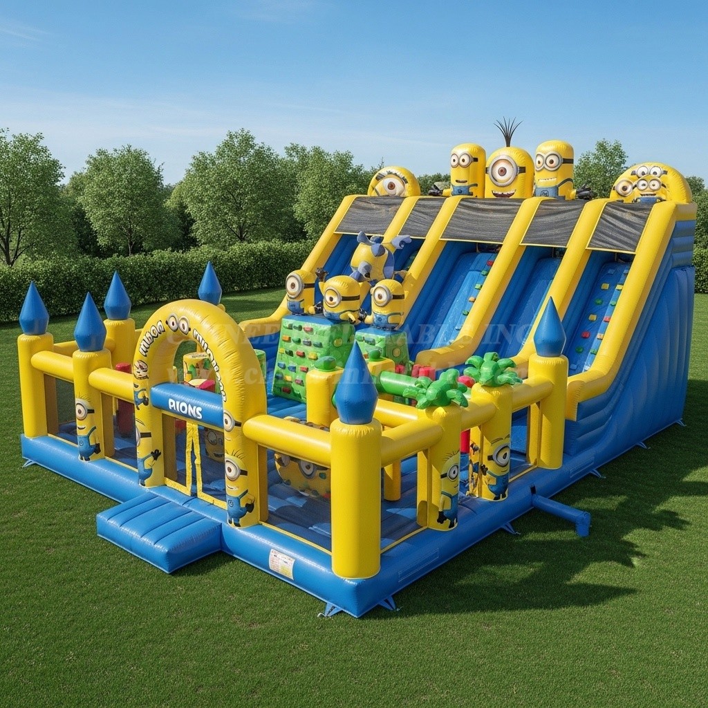 T6-6262 Minions Theme Inflatable Funcity