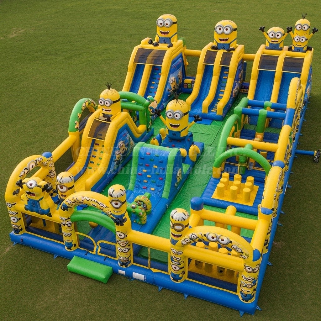 GF2-300 Minions Theme Inflatable Park