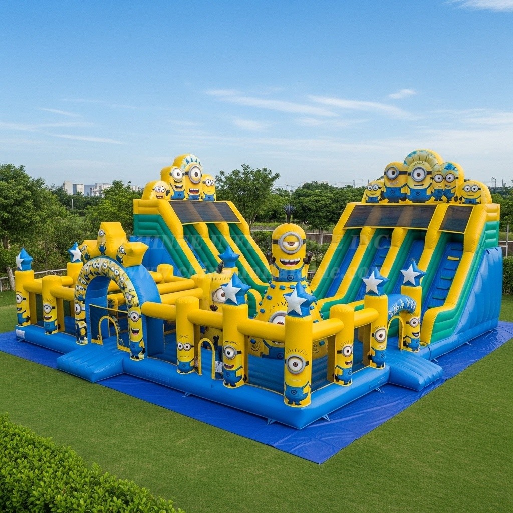 GF2-301 Minions Theme Inflatable Park