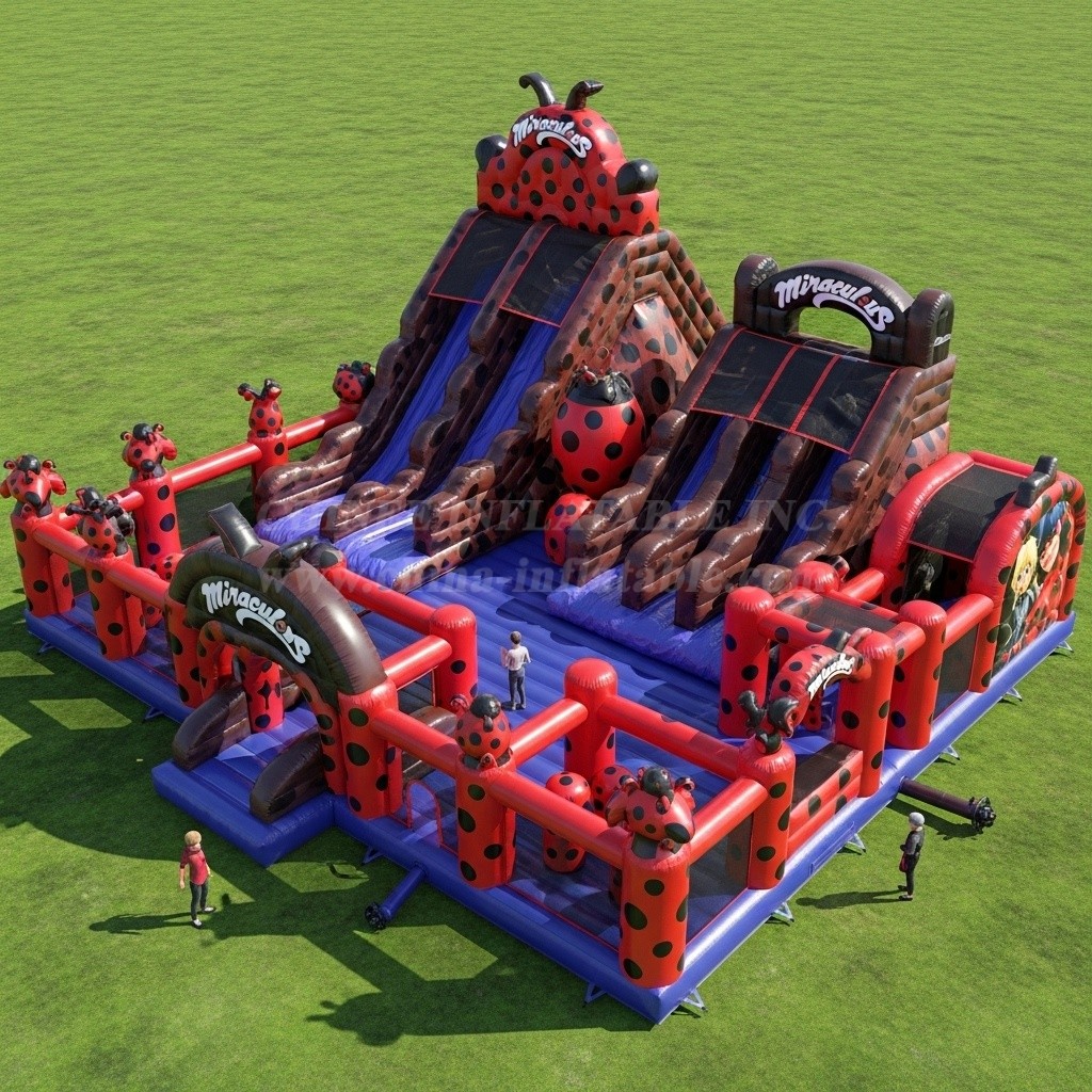 GF2-302 Miraculous Ladybug Theme Inflatable Park