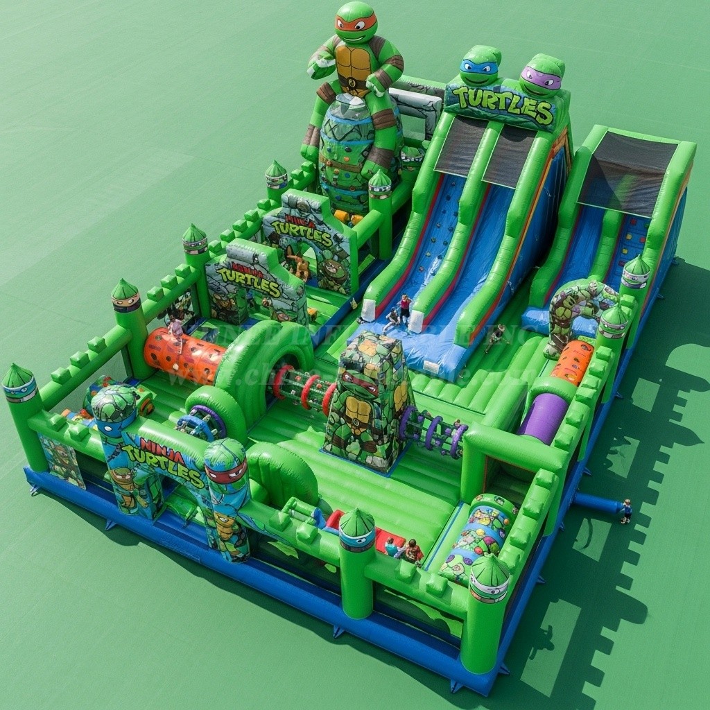 GF2-305 Ninja Turtles Theme Inflatable Park