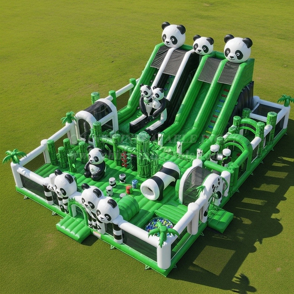 GF2-307 Panda Theme Inflatable Park