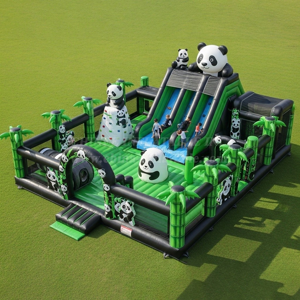 GF2-308 Panda Theme Inflatable Park