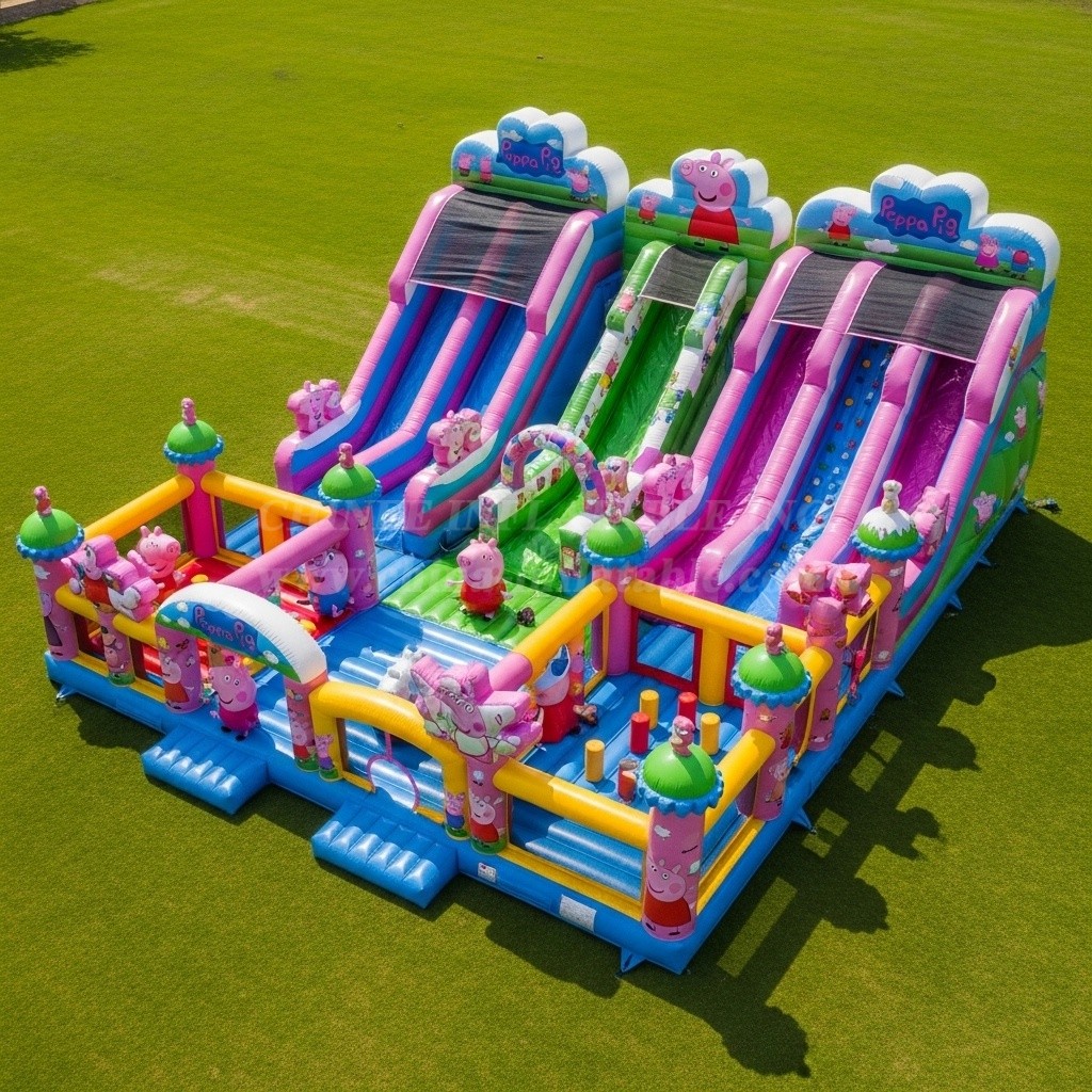 T6-6266 Peppa Pig Theme Inflatable Funcity