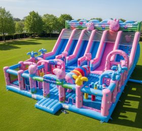 T6-6267 Peppa Pig Theme Inflatable Funcity