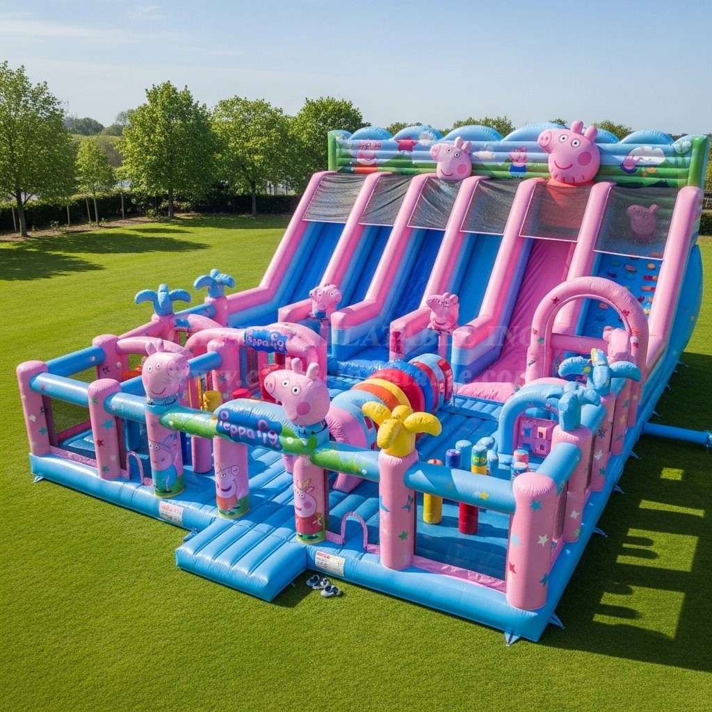 T6-6267 Peppa Pig Theme Inflatable Funcity