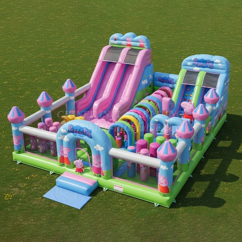 T6-6268 Peppa Pig Theme Inflatable Funcity