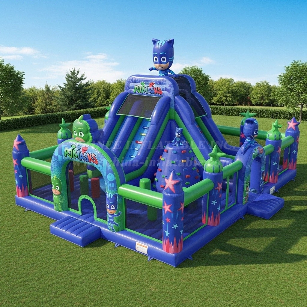 T6-6273 Pj Masks Theme Inflatable Funcity