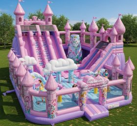 T6-6276 Princess Parties Theme Inflatable Funcity