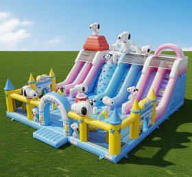 T6-6279 Snoopy Theme Inflatable Funcity