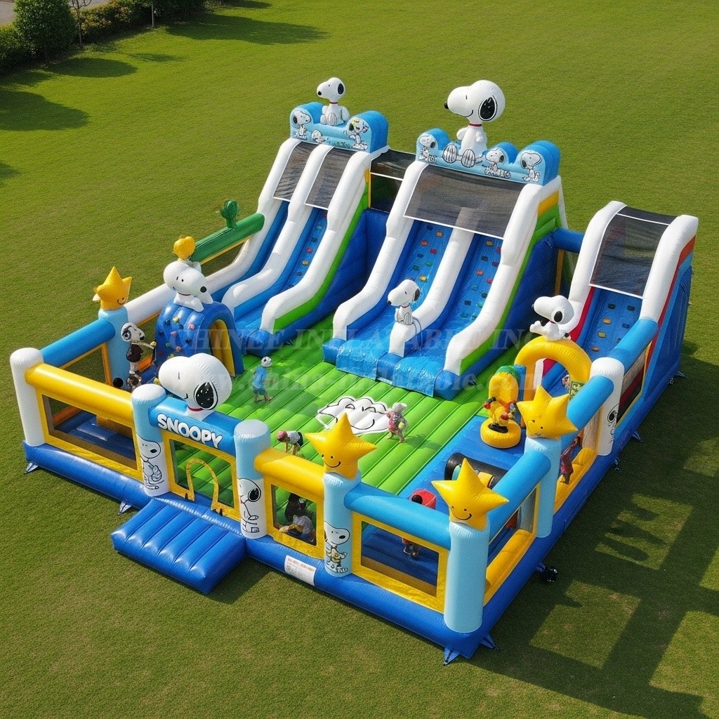 T6-6280 Snoopy Theme Inflatable Funcity