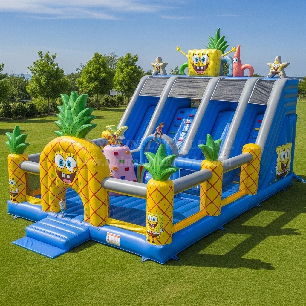 T6-6282 Spongebob Theme Inflatable Funcity