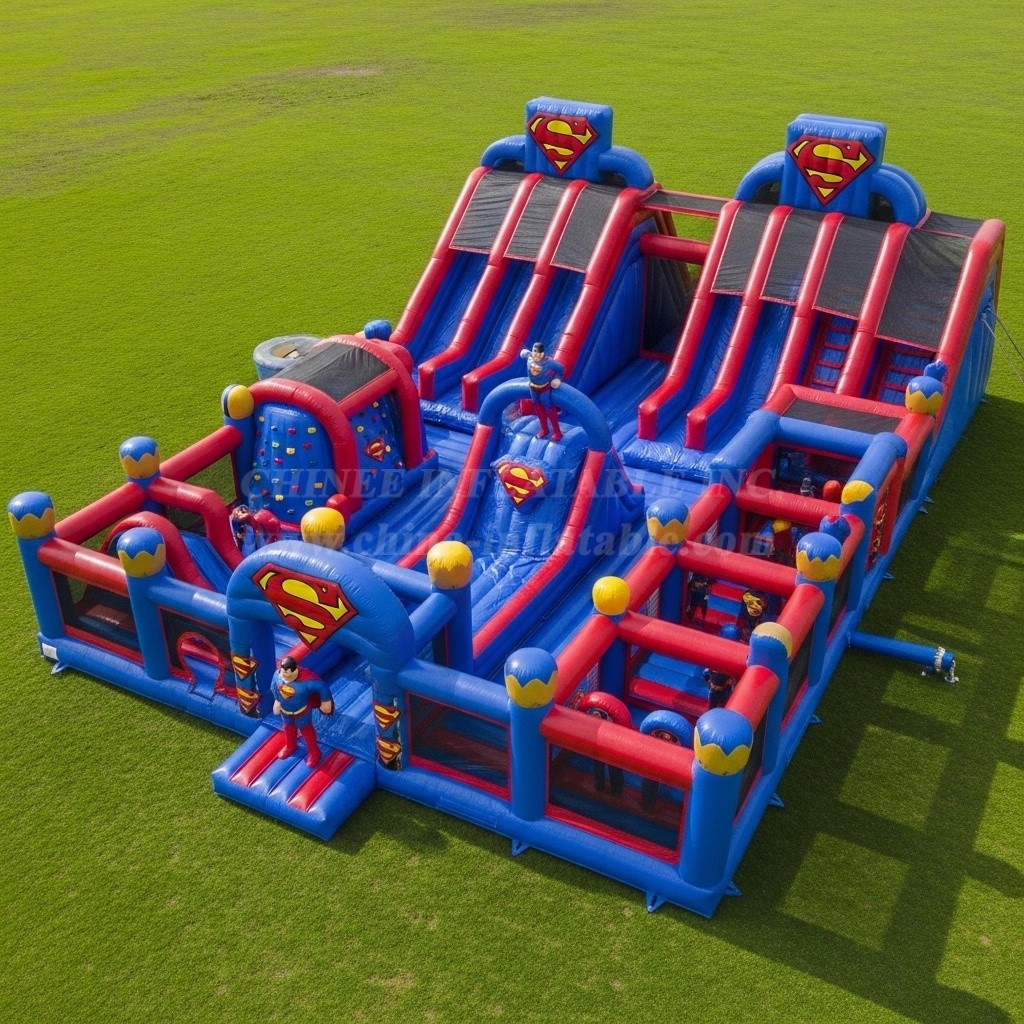 GF2-320 Superman Theme Inflatable Park