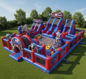 GF2-324 The Avengers Theme Inflatable Park