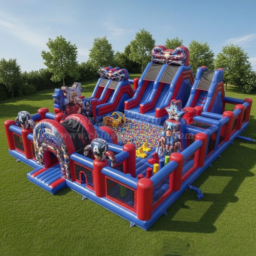 GF2-324 The Avengers Theme Inflatable Park